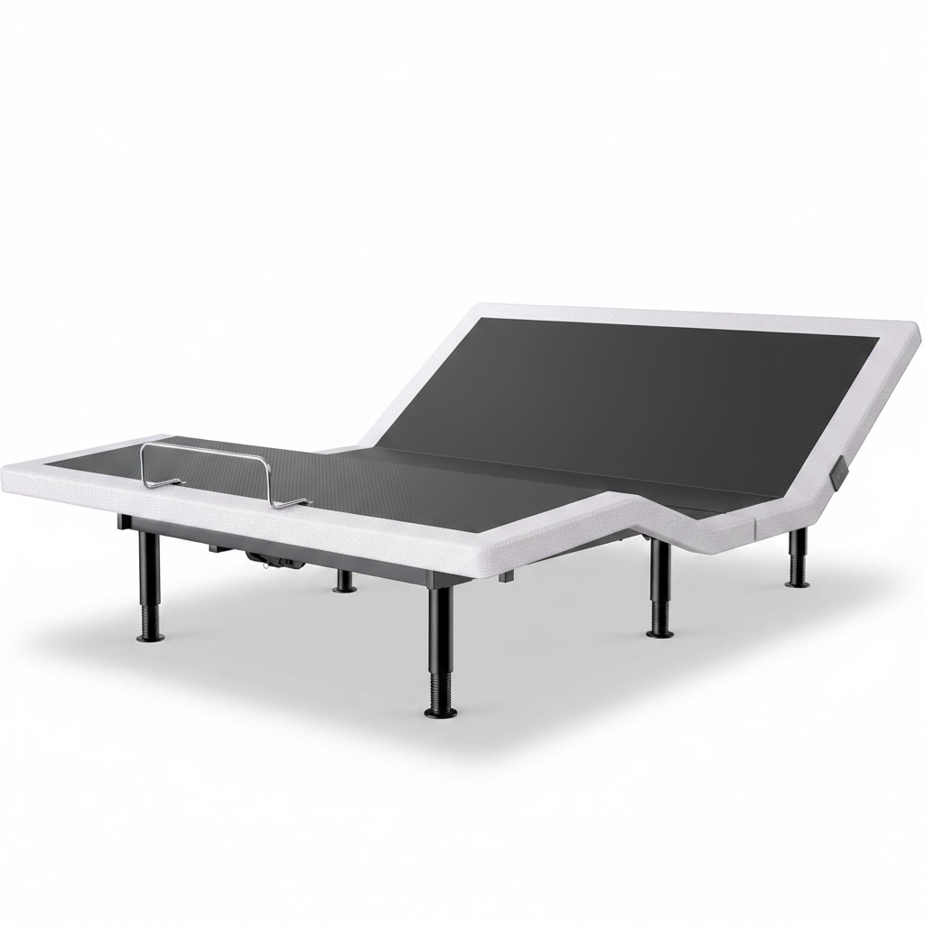 Adjustable Bed Frame King Size with Wireless Remote, USB, Head Foot Incline, Underbed Light, Zero Gravity, Heavy Duty Platform Bed Base