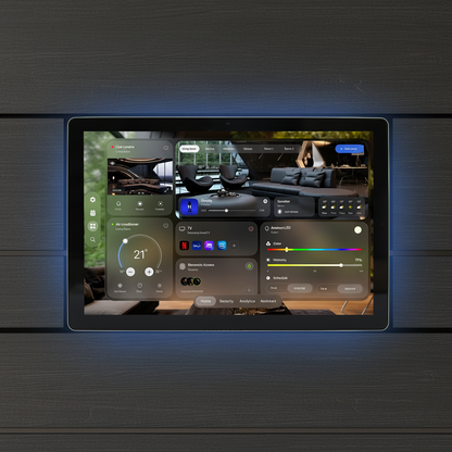 2026 New 10.1 Inch Wall Mount Android POE Tablet Ultral-Slim Smart Home Control Panel with LED Lights,Google Play